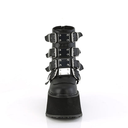 Demonia Cult Best Price - "Damned-105" Boots - Black Vegan Leather