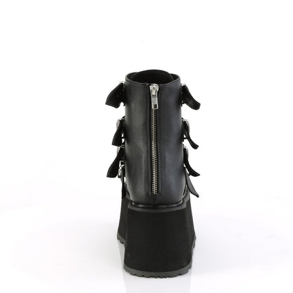 Demonia Cult Best Price - "Damned-105" Boots - Black Vegan Leather