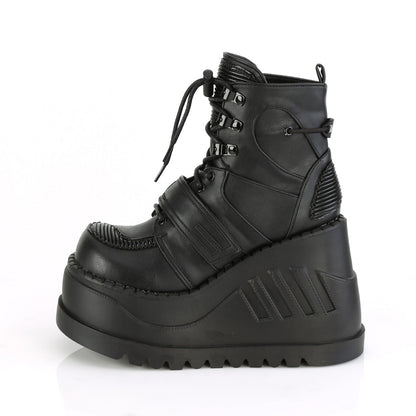 Demonia Cult Best Seller - "Stomp-13" Boots - Black Vegan Leather