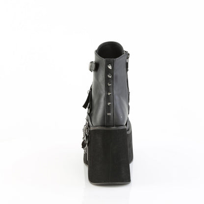 Demonia Cult Smart Buy - "Kera-68" Boots - Black Vegan Leather