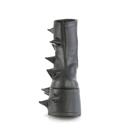 Demonia Cult Essential - "Slay-77" Boots - Black Vegan Leather