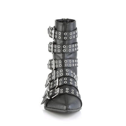 Demonia Cult Smart Buy - "Warlock-70" Boots - Black Vegan Leather