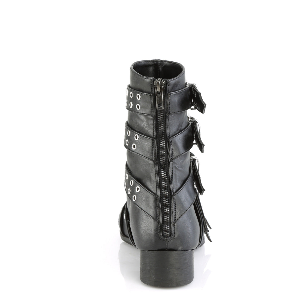 Demonia Cult Smart Buy - "Warlock-70" Boots - Black Vegan Leather