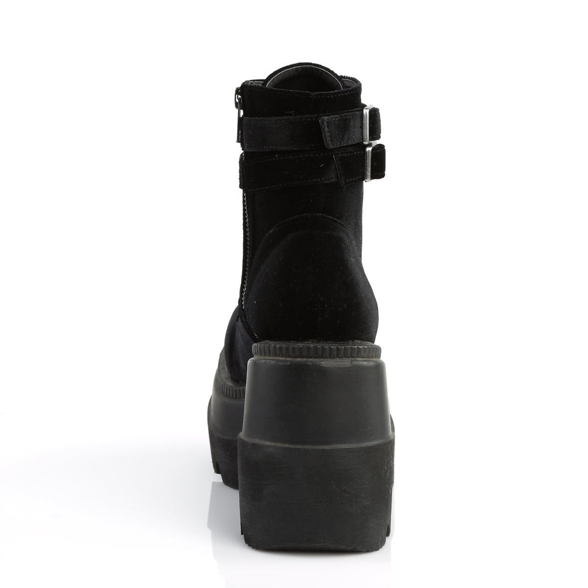 Demonia Cult Popular - "Shaker-52" Boots - Black Velvet