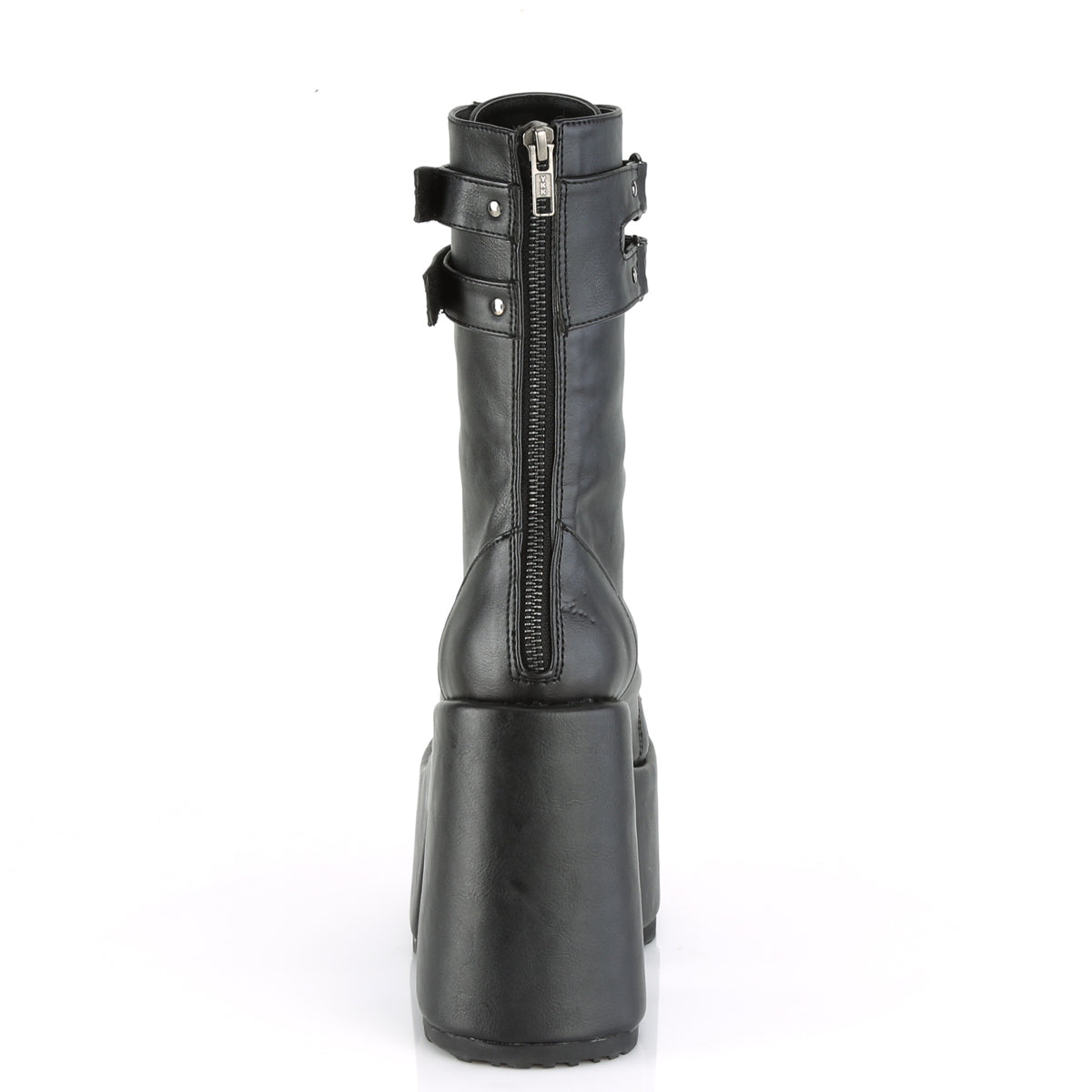 Demonia Cult Trending - "Camel-250" Boots - Black Vegan Leather