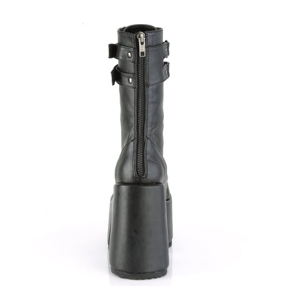 Demonia Cult Trending - "Camel-250" Boots - Black Vegan Leather