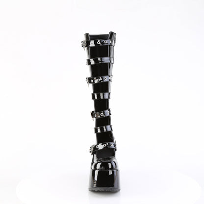 Demonia Cult Everyday - "Camel-223" Boots - Black Patent