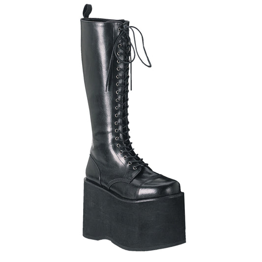 Demonia Cult Customer Favorite - "Mega-602" Boots - Black Faux Leather