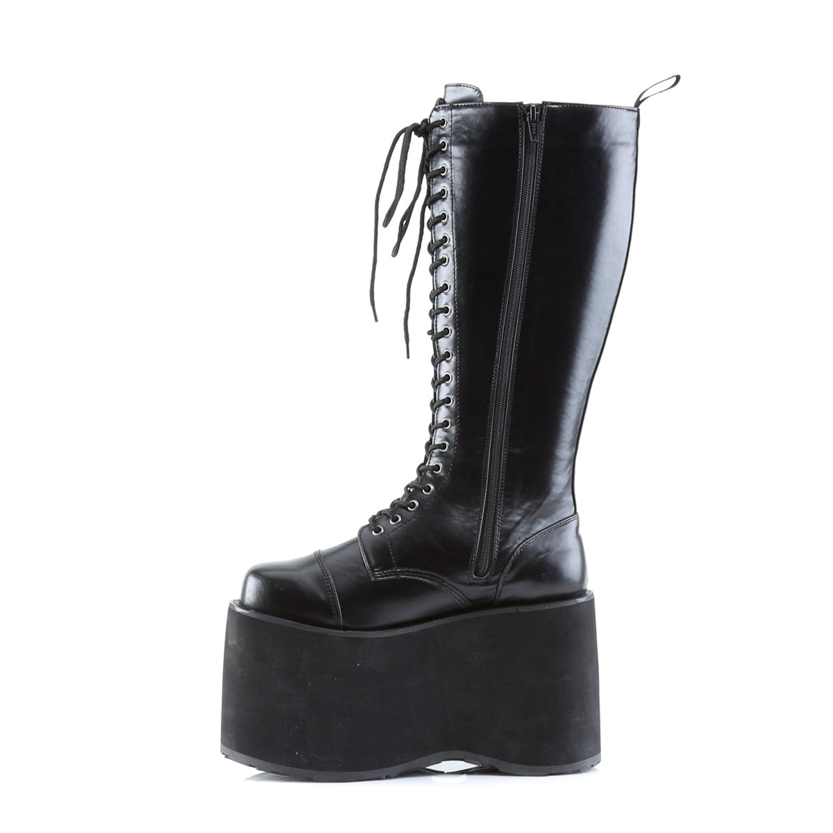 Demonia Cult Customer Favorite - "Mega-602" Boots - Black Faux Leather