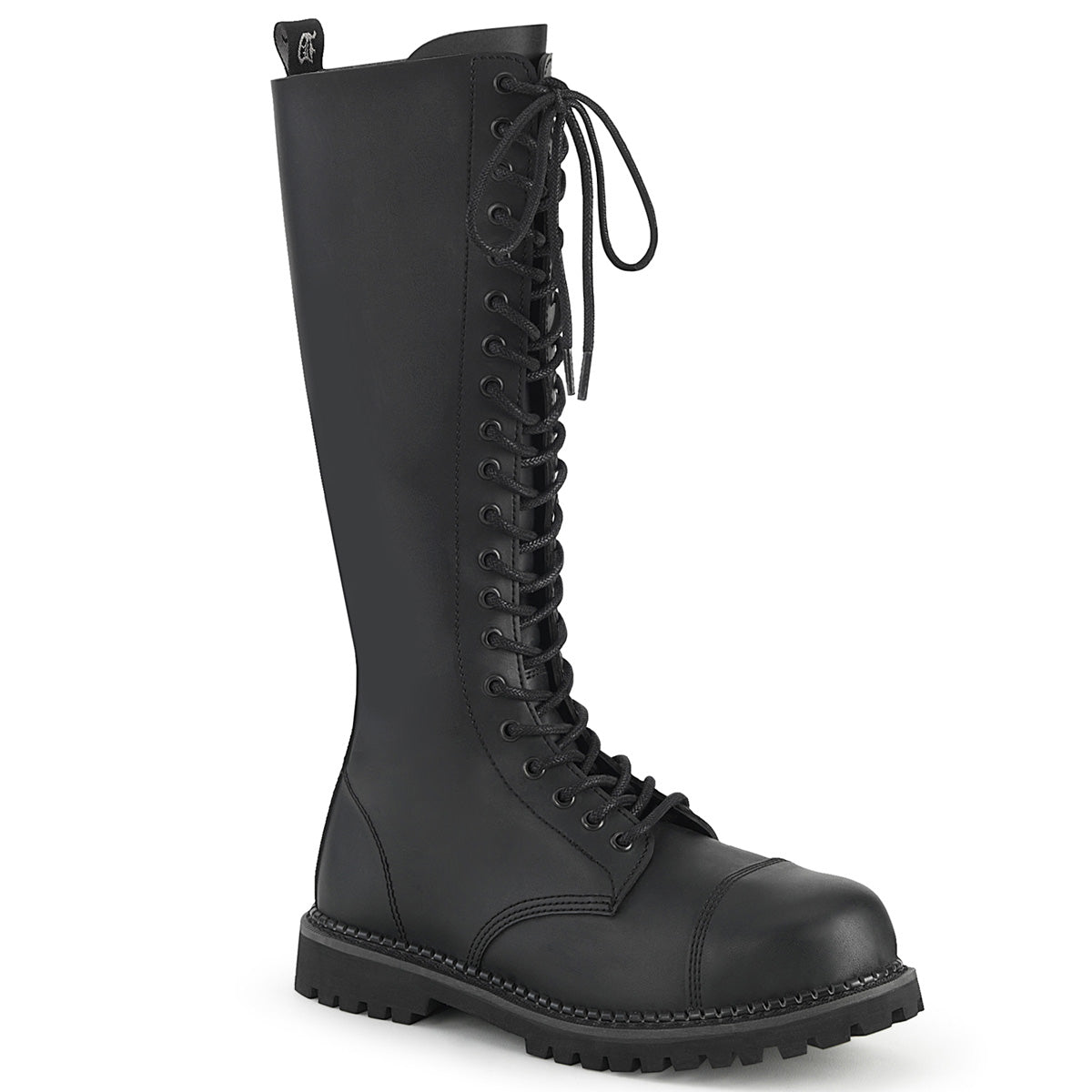 Demonia Cult Great Value - "Riot-20" Boots - Black Vegan Leather