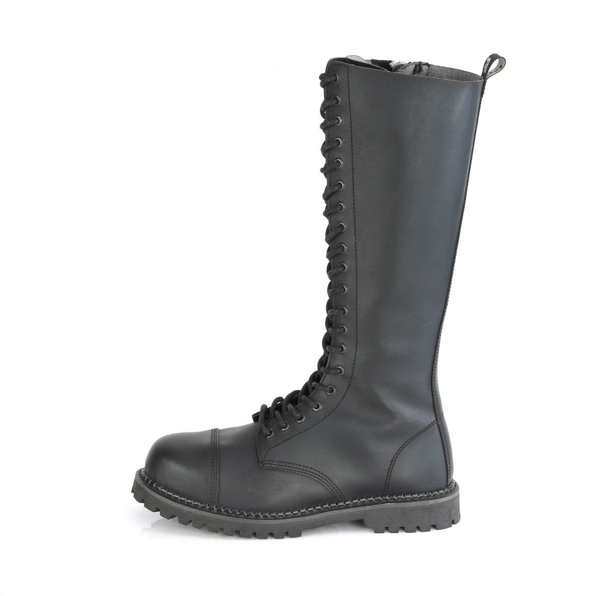 Demonia Cult Great Value - "Riot-20" Boots - Black Vegan Leather