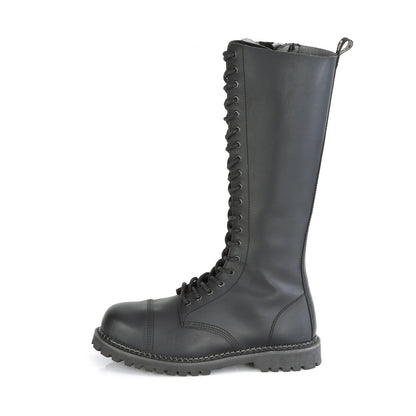Demonia Cult Great Value - "Riot-20" Boots - Black Vegan Leather