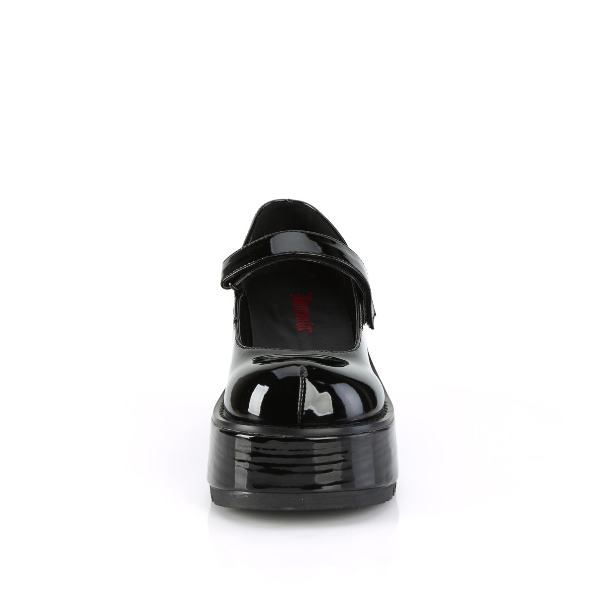 Demonia Cult Essential - "Dollie-01" Platforms - Black Patent
