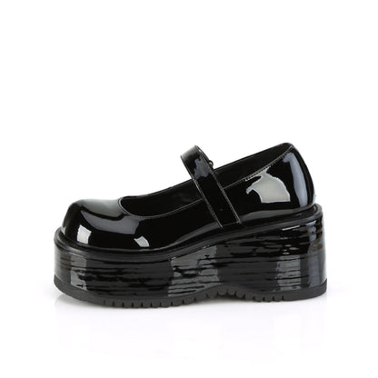 Demonia Cult Essential - "Dollie-01" Platforms - Black Patent