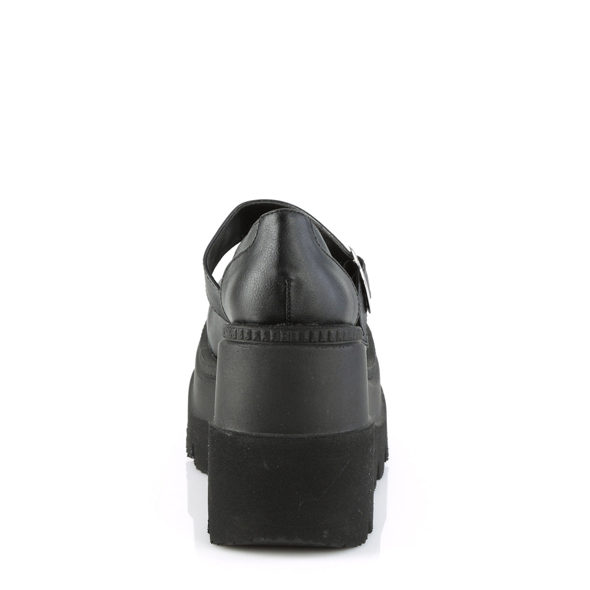 Demonia Cult Latest - "Shaker-23" Platforms - Black Vegan Leather