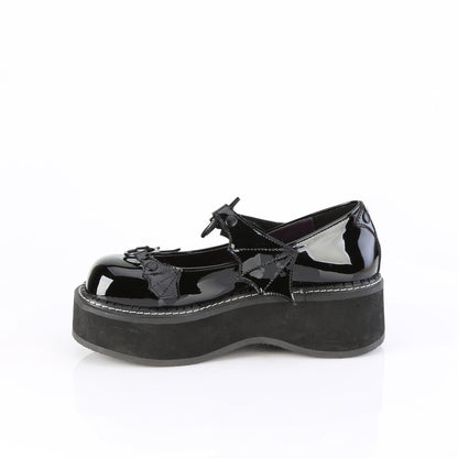 Demonia Cult Classic - "Emily-23" Platforms - Black Patent