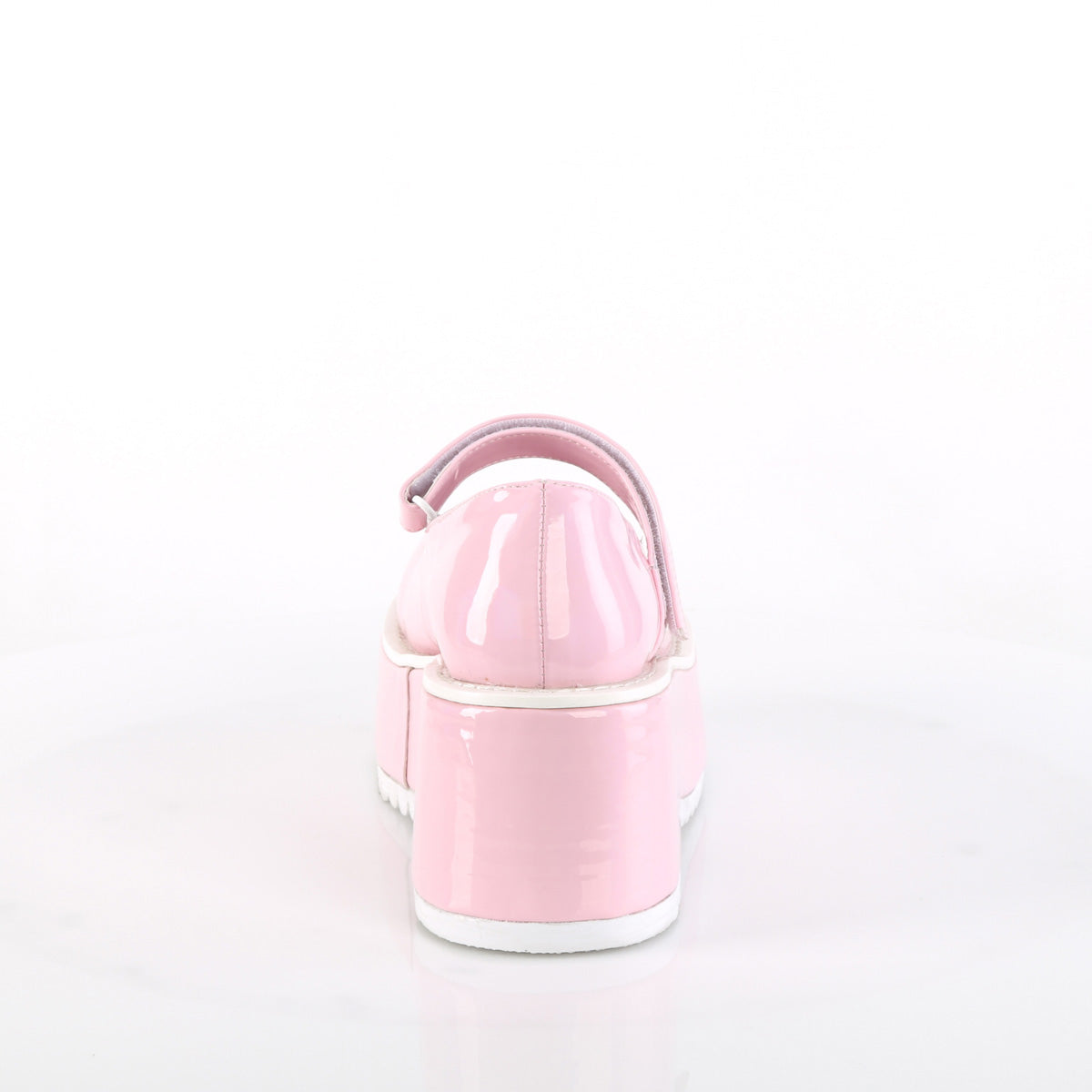 Demonia Cult Great Value - "Dollie-01" Platforms - Baby Pink Holo Patent