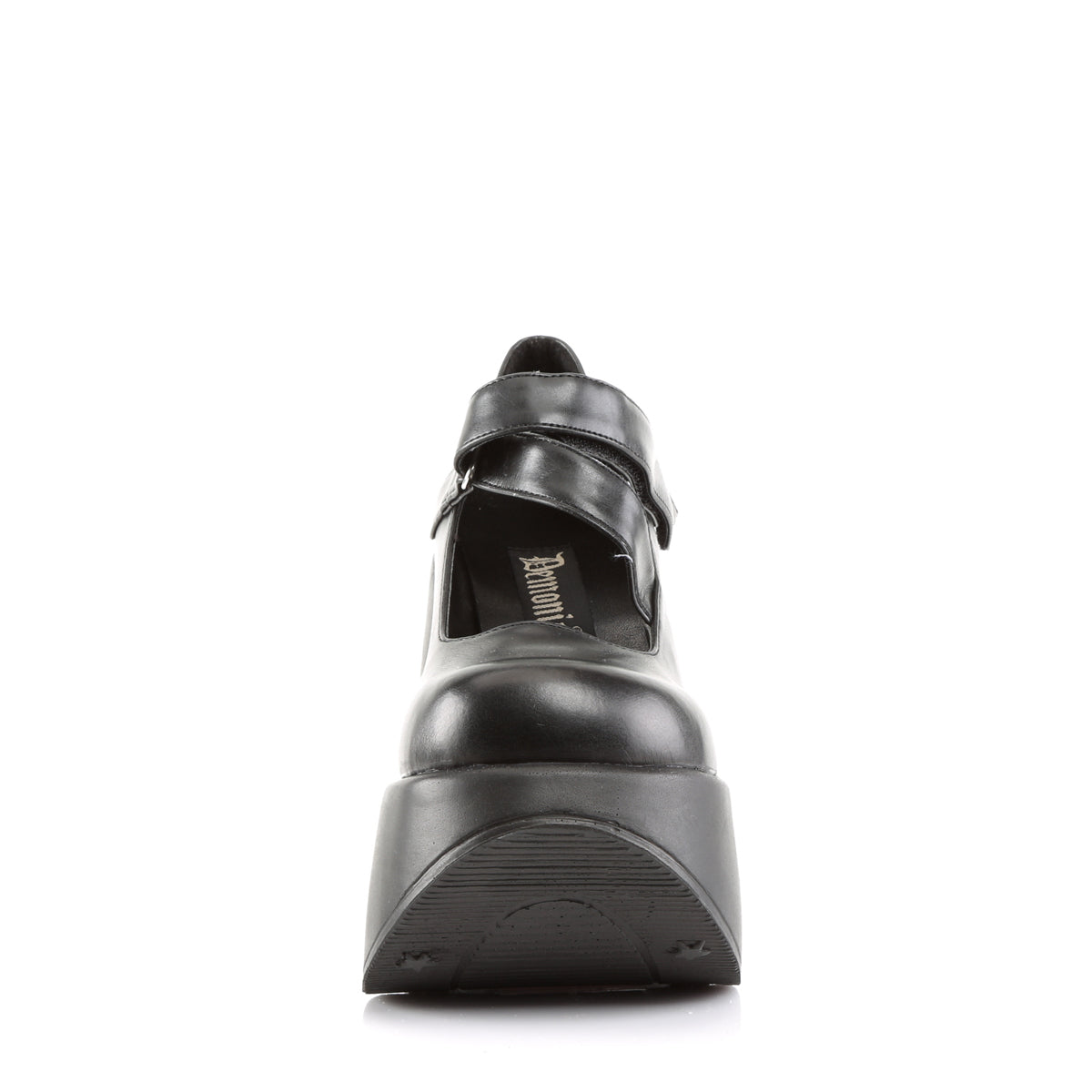 Demonia Cult Great Value - "Dynamite-03" Platforms - Black Vegan Leather