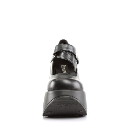 Demonia Cult Great Value - "Dynamite-03" Platforms - Black Vegan Leather