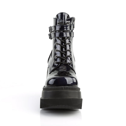 Demonia Cult Special Offer - "Shaker-52" Boots - Black Hologram