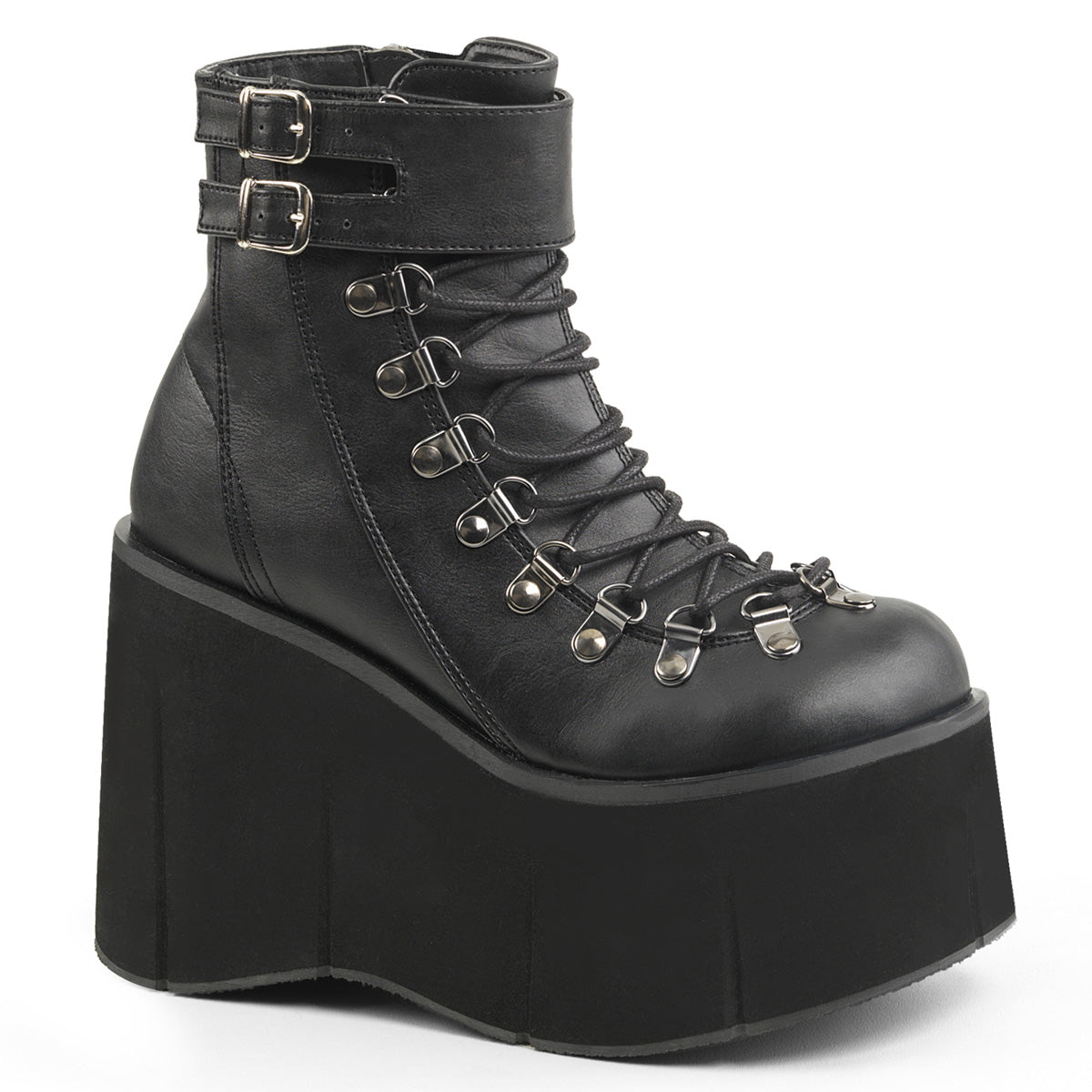 Demonia Cult Deals - "Kera-21" Boots - Black Vegan Leather