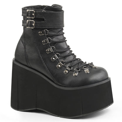 Demonia Cult Deals - "Kera-21" Boots - Black Vegan Leather
