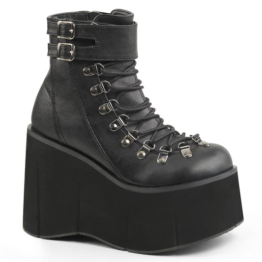 Demonia Cult Deals - "Kera-21" Boots - Black Vegan Leather