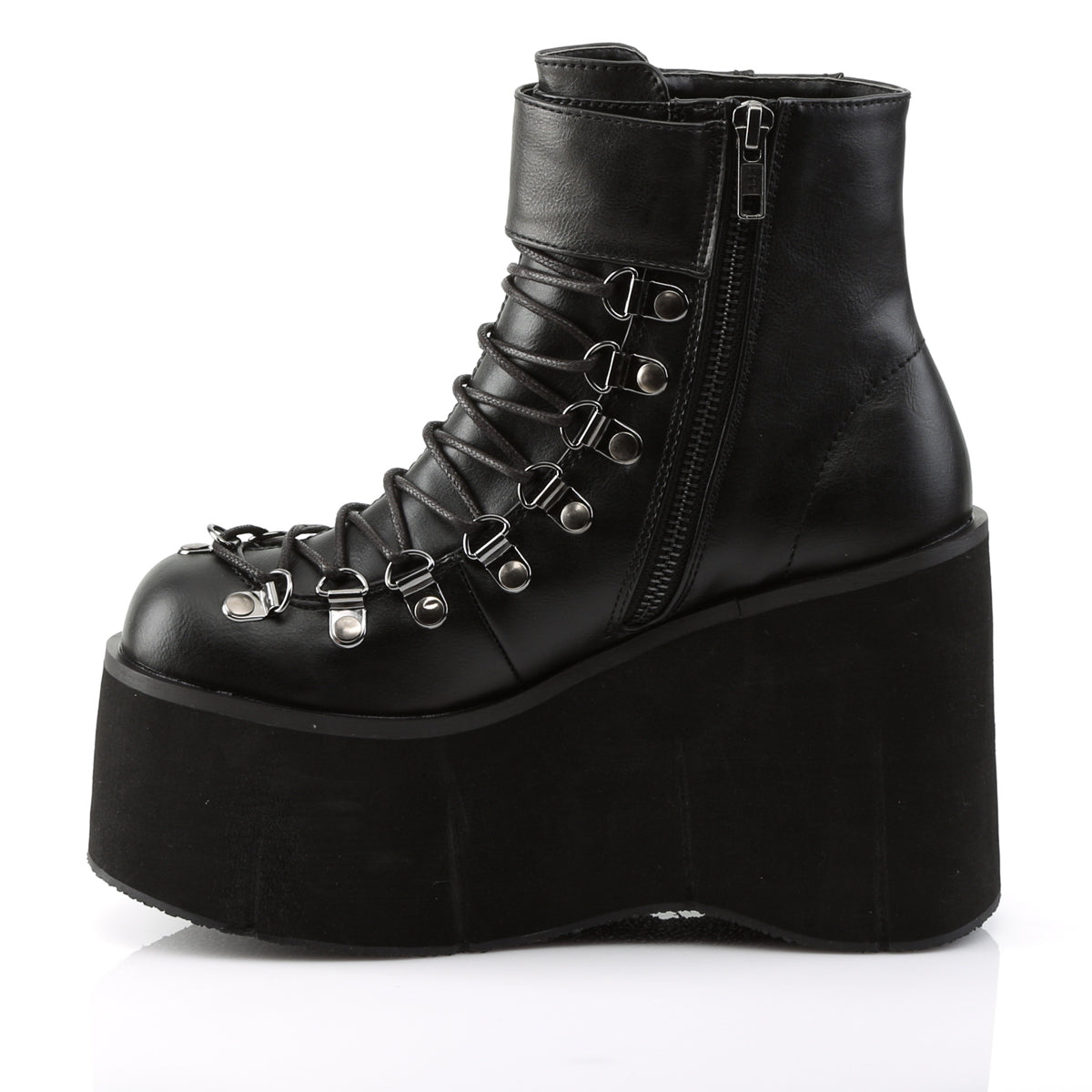 Demonia Cult Deals - "Kera-21" Boots - Black Vegan Leather
