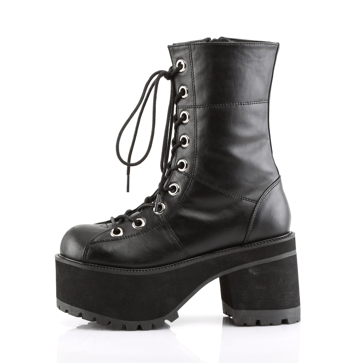 Demonia Cult Popular - "Ranger-301" Boots - Black Vegan Leather
