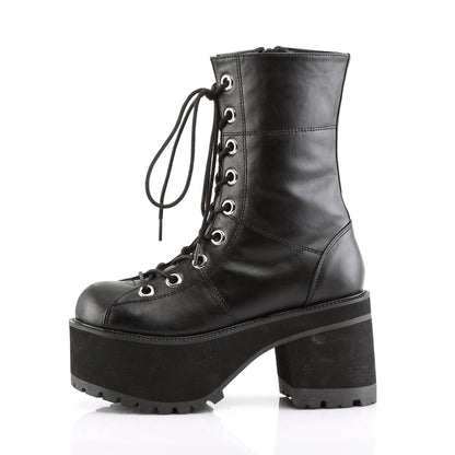 Demonia Cult Popular - "Ranger-301" Boots - Black Vegan Leather