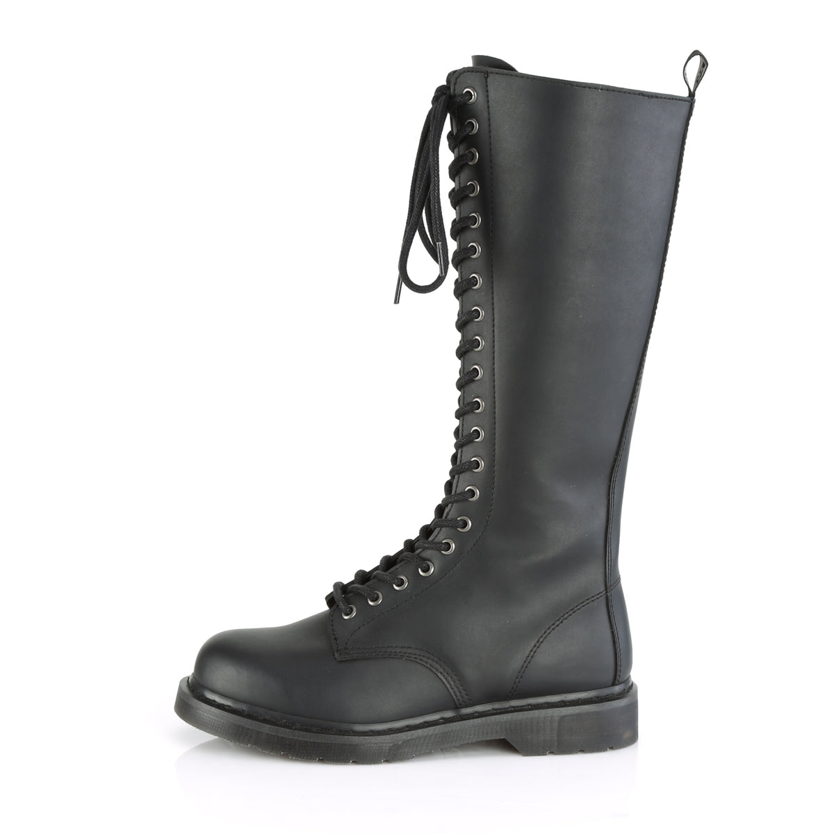 Demonia Cult Latest - "Bolt-400" Boots - Black Vegan Leather