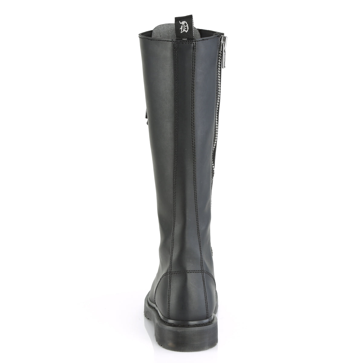 Demonia Cult Latest - "Bolt-400" Boots - Black Vegan Leather