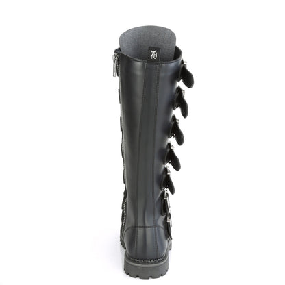 Demonia Cult Great Value - "Riot-21MP" Boots - Black Vegan Leather