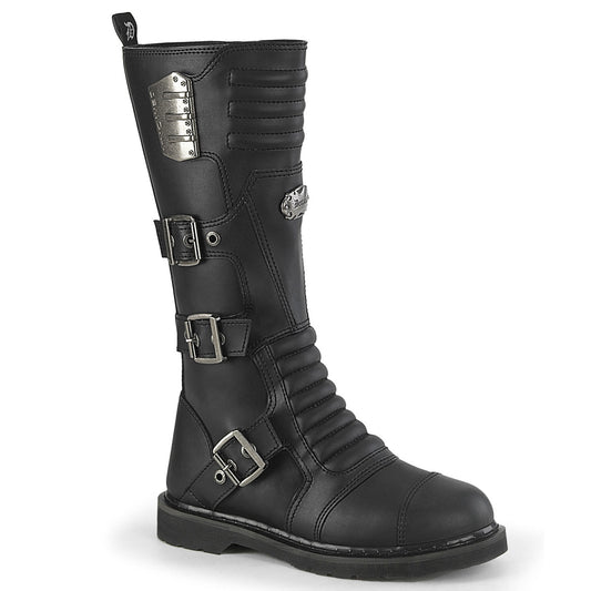 Demonia Cult Deals - "Bolt-405" Boots - Black Vegan Leather
