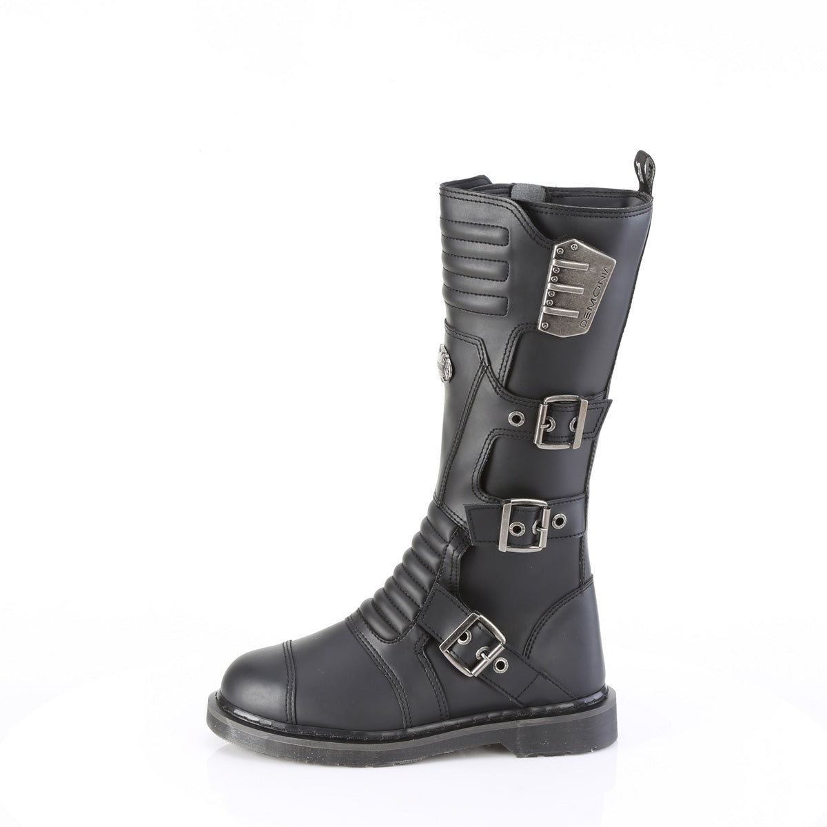 Demonia Cult Deals - "Bolt-405" Boots - Black Vegan Leather