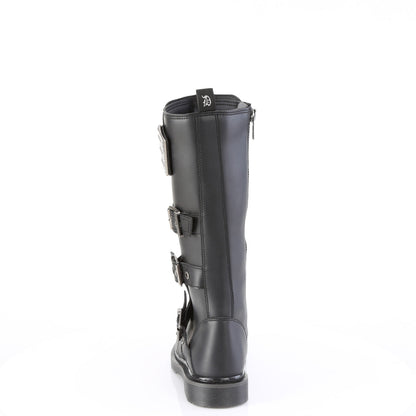 Demonia Cult Deals - "Bolt-405" Boots - Black Vegan Leather