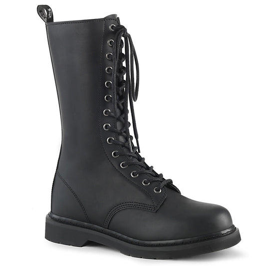 Demonia Cult Trusted - "Bolt-300" Boots - Black Vegan Leather