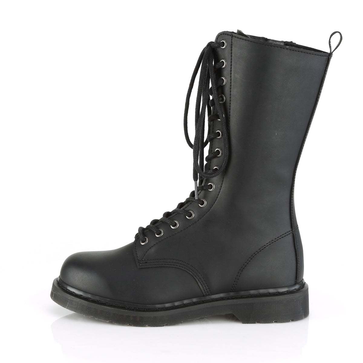 Demonia Cult Trusted - "Bolt-300" Boots - Black Vegan Leather