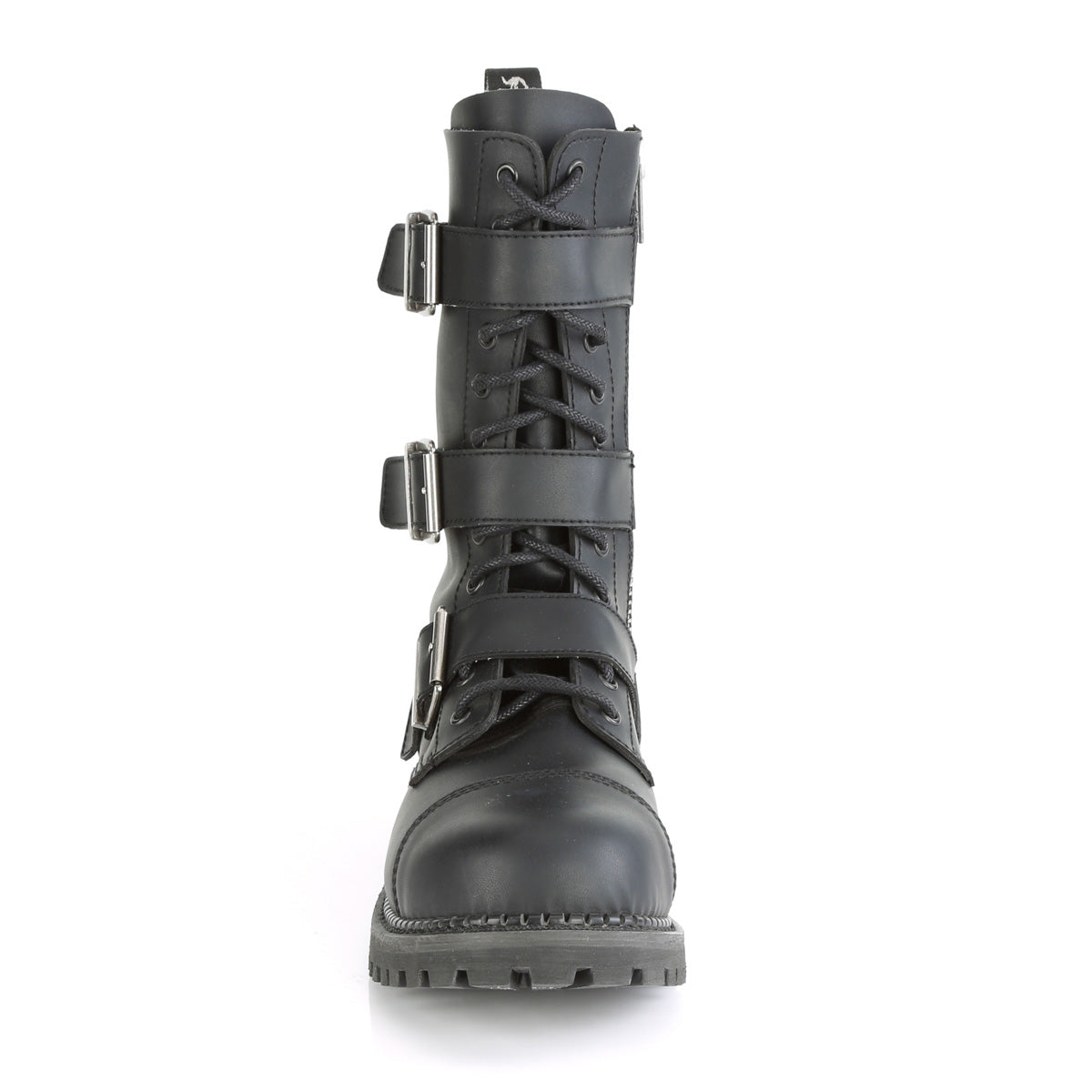 Demonia Cult Discount - "Riot-12BK" Boots - Black Vegan Leather