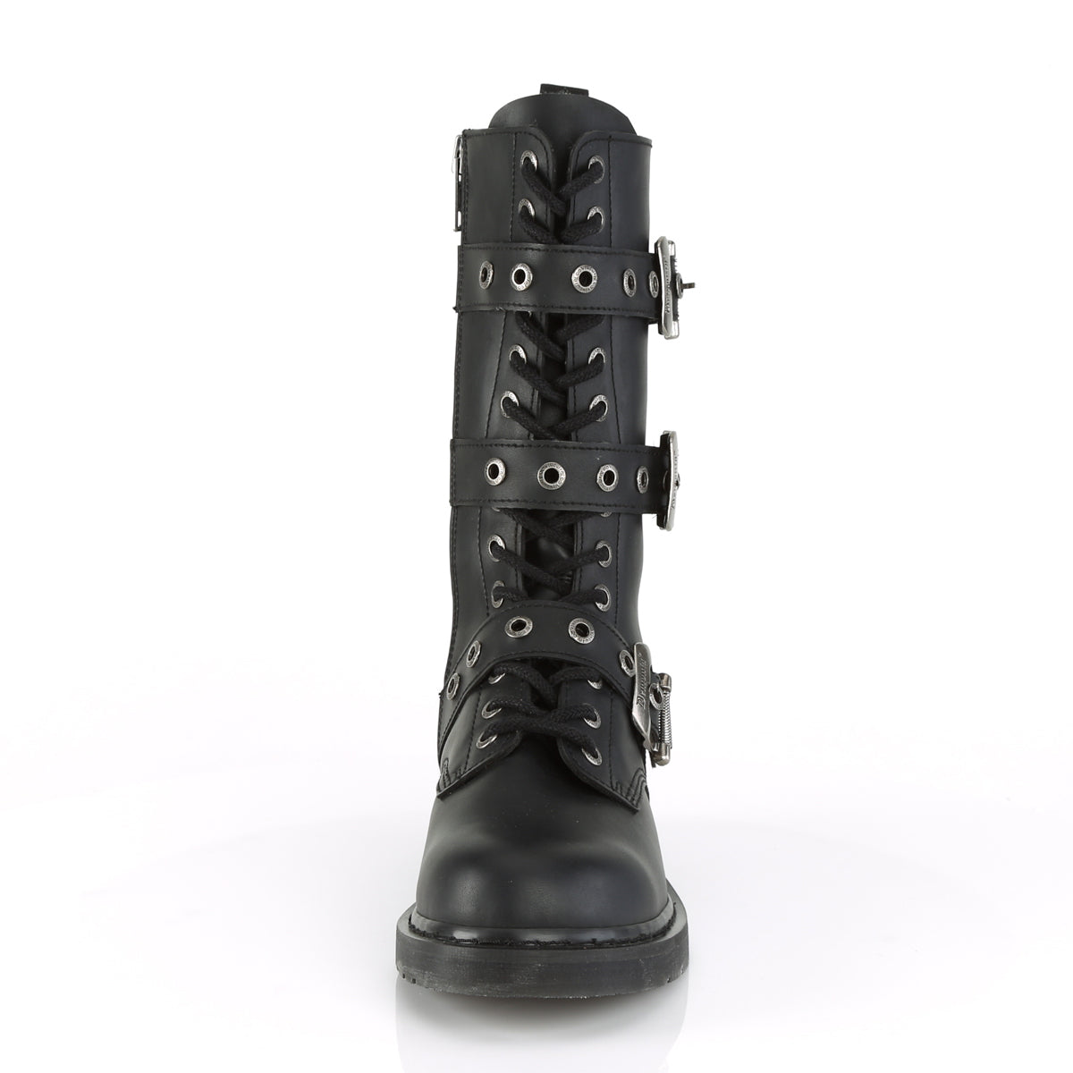 Demonia Cult Premium - "Bolt-330" Boots - Black Vegan Leather