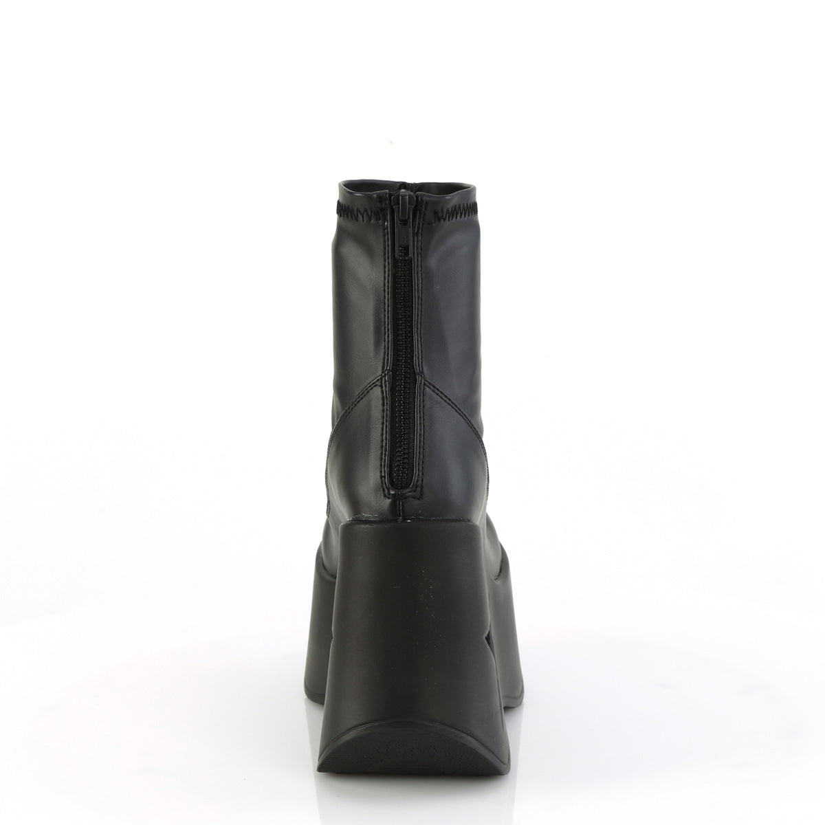 Demonia Cult Signature - "Dynamite-100" Boots - Black Stretch Vegan Leather