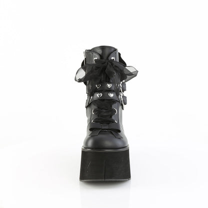 Demonia Cult Signature - "Kera-55" Boots - Black Vegan Leather