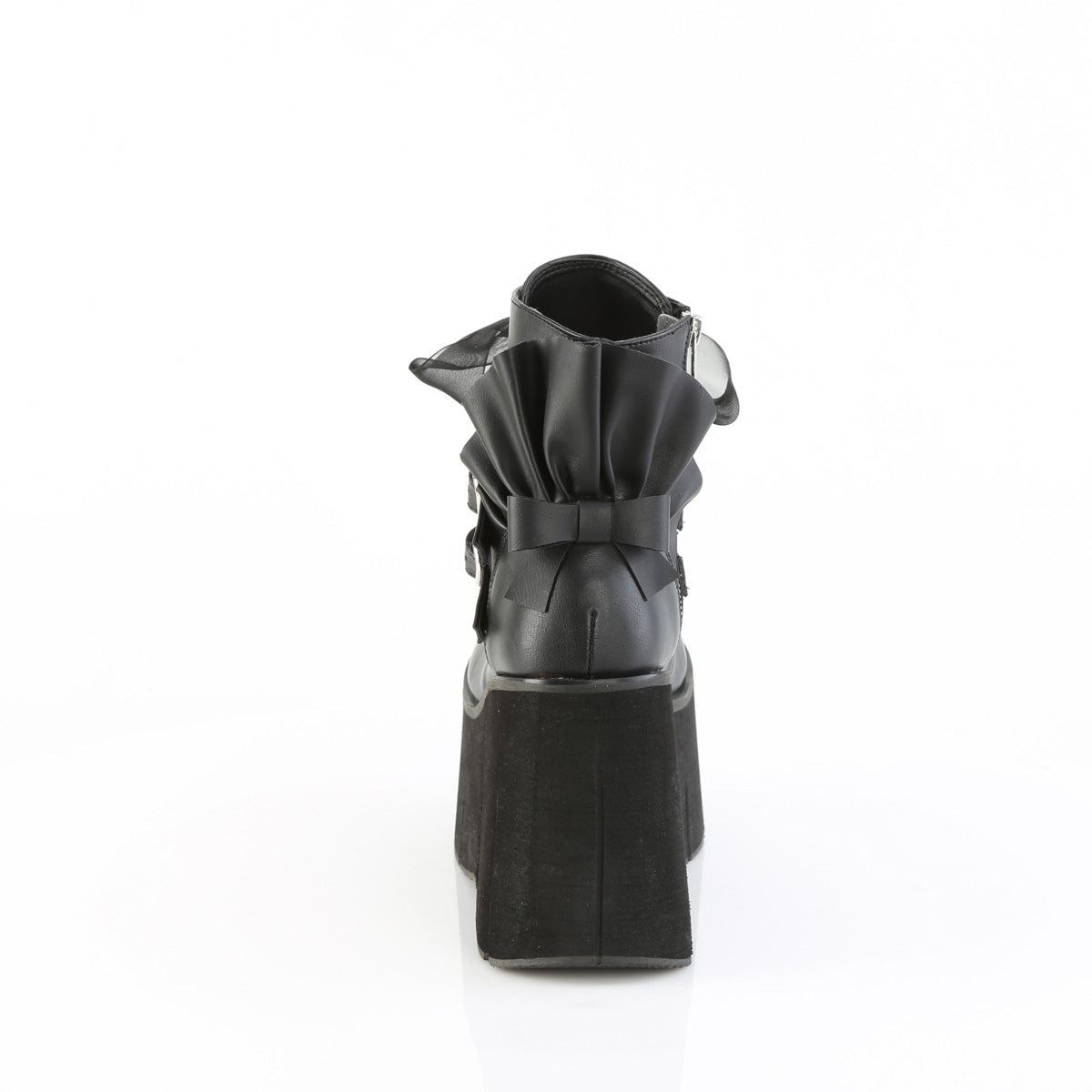 Demonia Cult Signature - "Kera-55" Boots - Black Vegan Leather