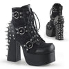 Black Vegan Leather-Suede