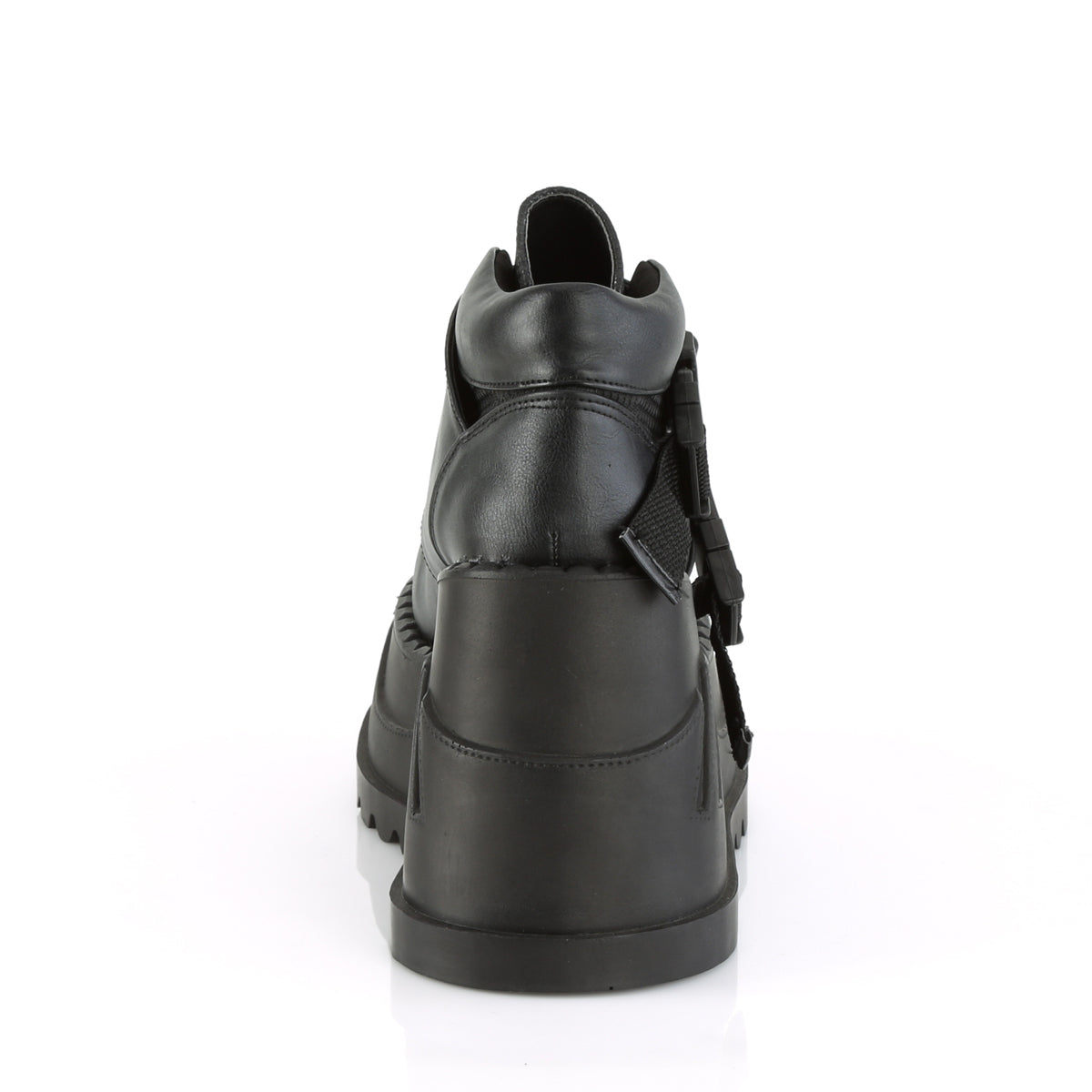 Demonia Cult Trending - "Stomp-15" Boots - Black Vegan Leather