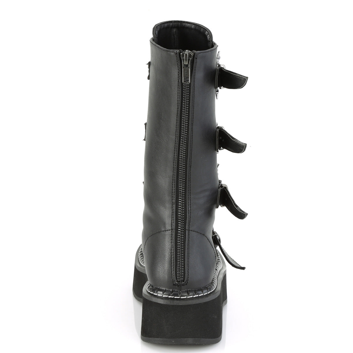 Demonia Cult Trusted - "Emily-322" Boots - Black Vegan Leather