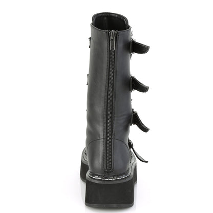 Demonia Cult Trusted - "Emily-322" Boots - Black Vegan Leather