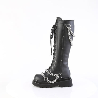 Demonia Cult Sale - "Renegade-215" Boots - Black Vegan Leather