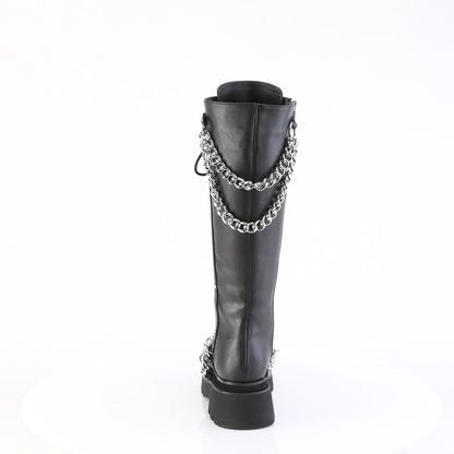 Demonia Cult Sale - "Renegade-215" Boots - Black Vegan Leather