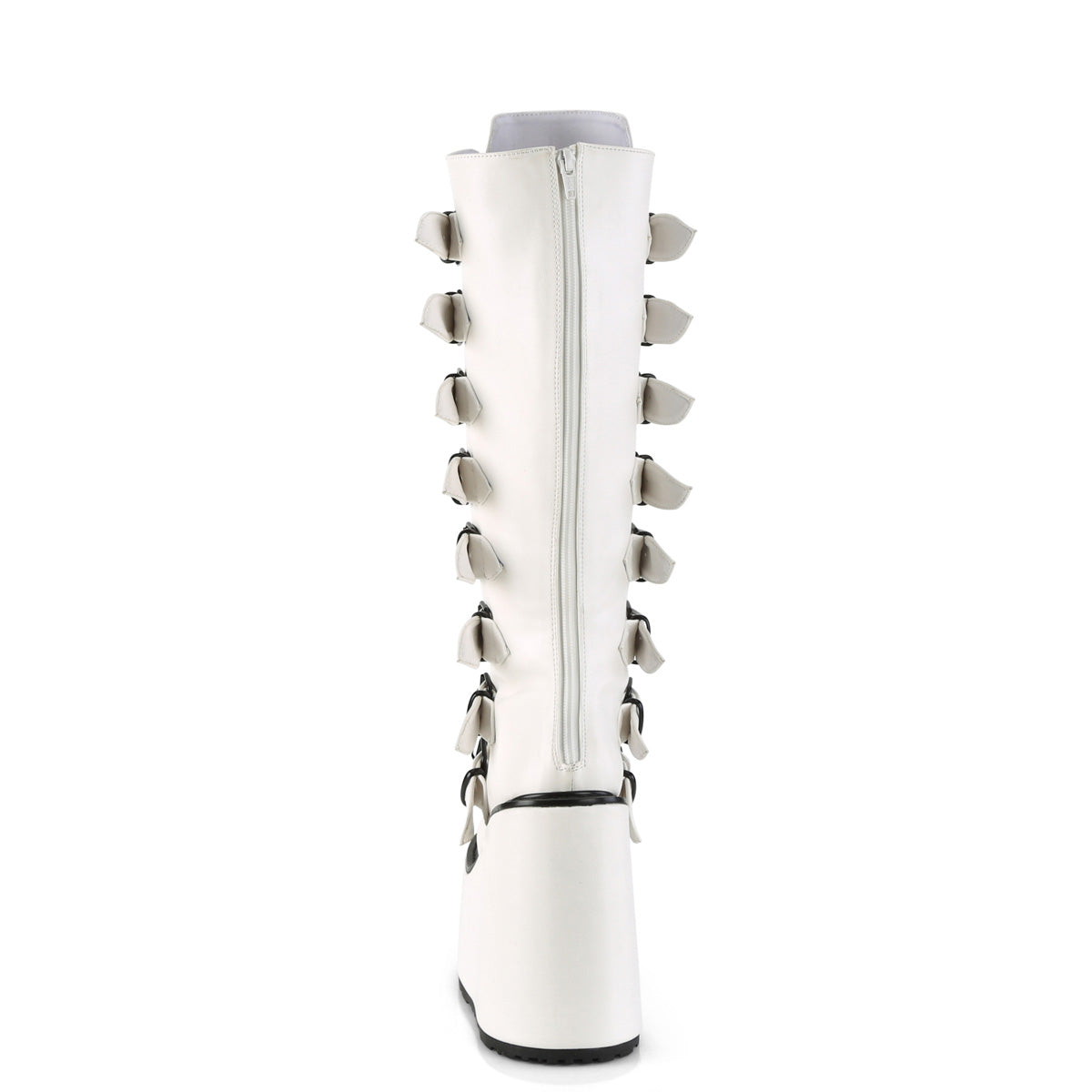 Demonia Cult Exclusive - "Swing-815" Boots - White Vegan Leather
